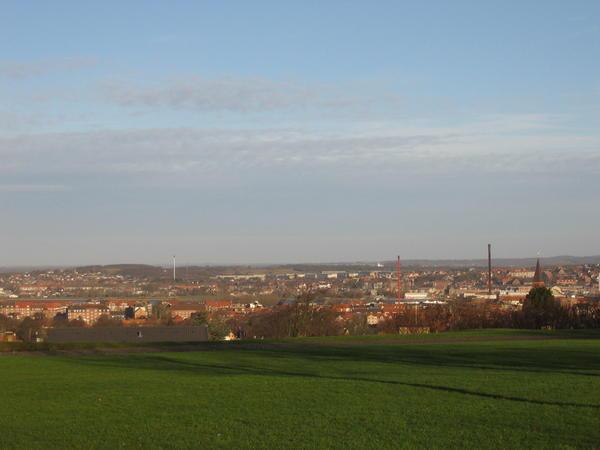Aalborg from the hill