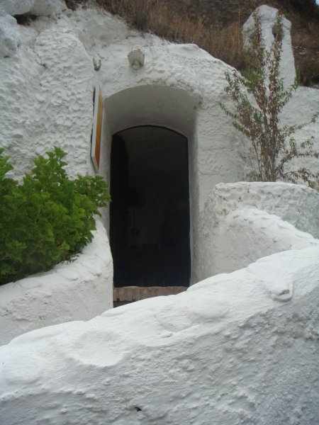 Outside the cave