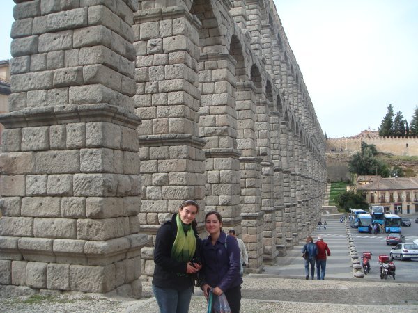 Sara and I at the aqueduct