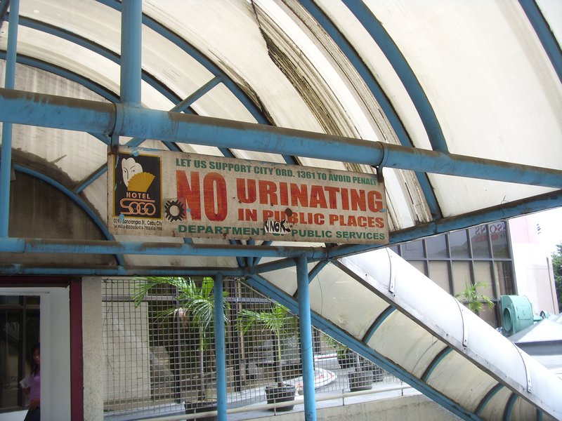 No Urinating