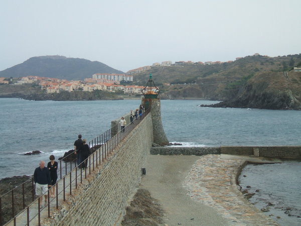 the harbour wall