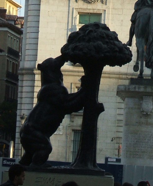 Iconic Madrid statue