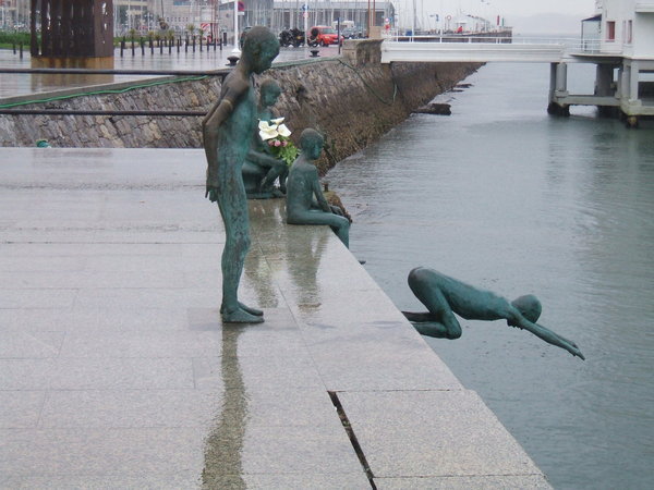 Statues in the harbour