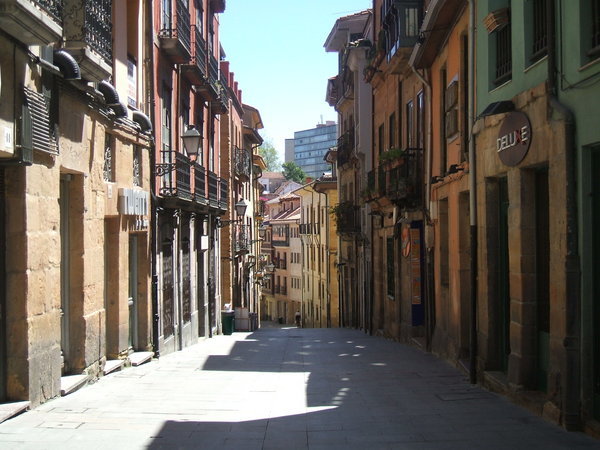narrow street of the old town