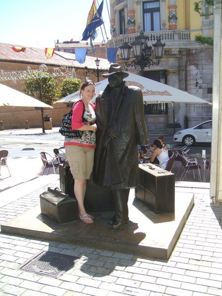Me with our 'Mr Erasmus'