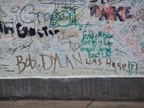 Apparently Bob Dylan was there!
