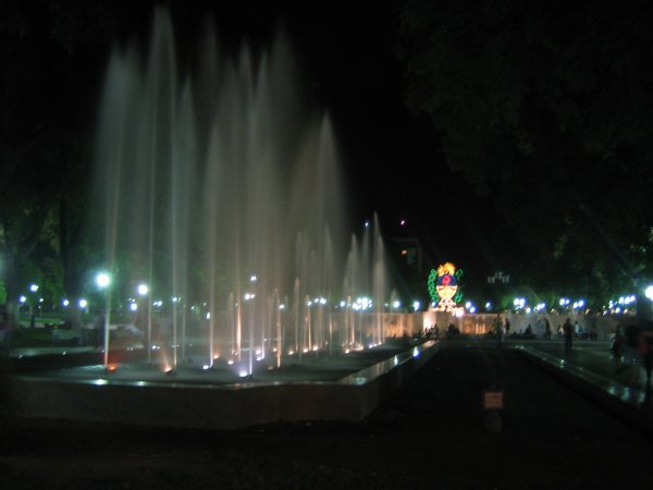 Plaza by night