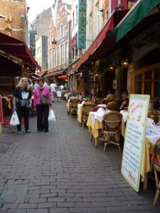 the street of restaurants