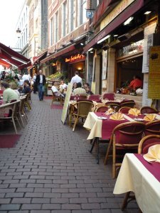 the street of restaurants