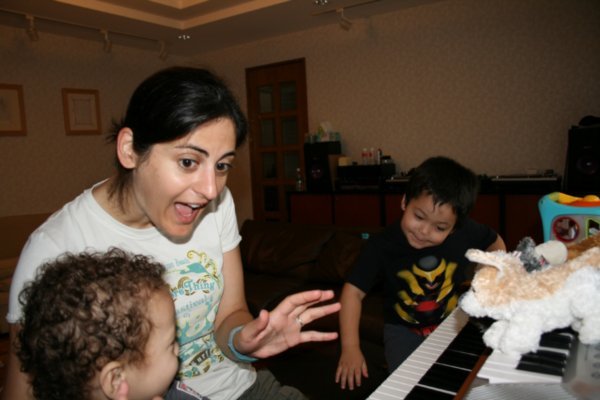 Piano lessons with Sima