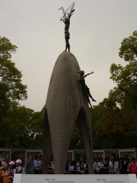 Japan Hiroshima 24th September 08 05 Childrens Peace Statue To Remember Young Leukemia Victim Sadako Sasaki Photo