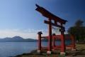 16 Torii shrine on Lake Tazawako