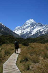 22  Boardwalk with views of Mount Cook