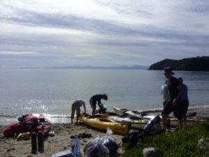 90 Getting ready for our kayak trip into Abel Tasman national park named after the Dutch explorer