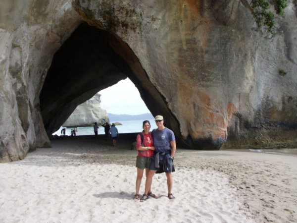 88  Catherdral Cove's famous limestone arch