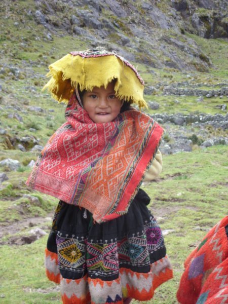 104 Little girl in her beautiful traditionally clothes