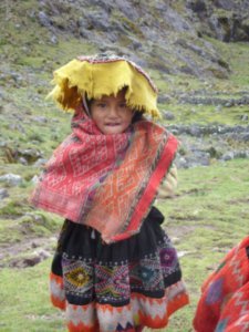 104 Little girl in her beautiful traditionally clothes