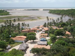 im Nationalpark Lençois Maranhenses - das kleines Dorf Mandacarú