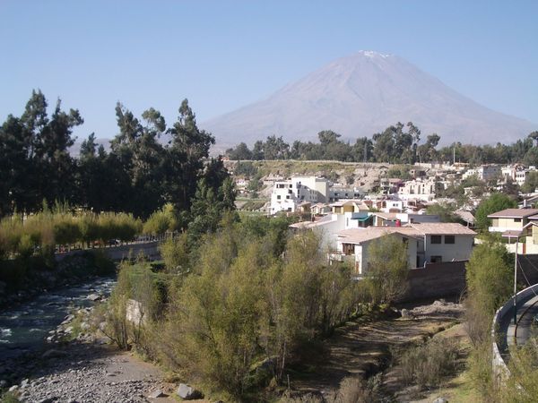 Sicht von Arequipa aus