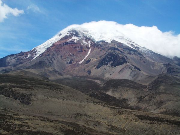 beim Vulkan Chimborazo