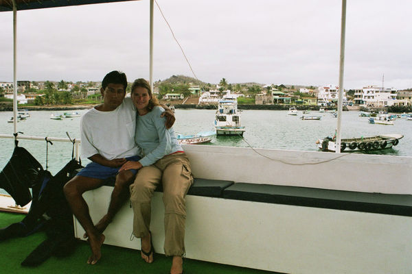 Galapagos - Ramiro und ich