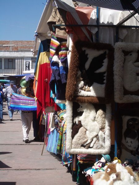 am Otavalo-Markt