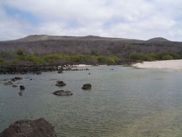 auf den Galapagos - eine der vielen Buchten
