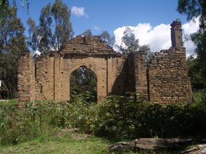 in der Naehe von Villa de Leyva - eine Ruine