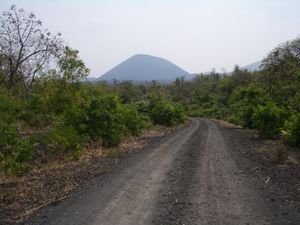 auf dem Weg zum Vulkan Cerro Negro