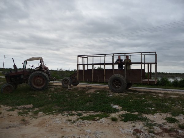 La Herradura - unterwegs mit dem Traktor