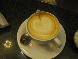 Cappuccino in the morning, yumm