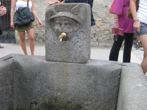public water fountain