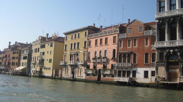Typical view from the water streets of venice