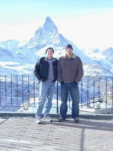 Looking out at the Matterhorn in Zermatt, Switzerland