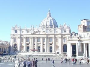 Outside the Vatican in Rome
