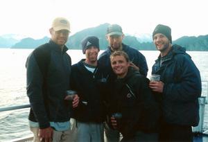 The crew on our boat tour of Kenyi Fjords