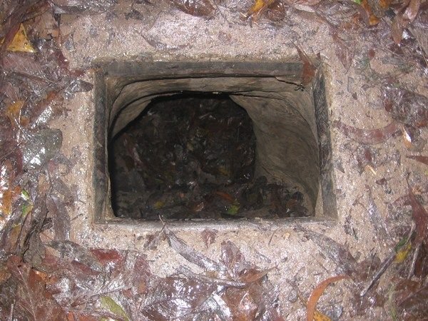 One of many VC sniper holes throughout the jungle