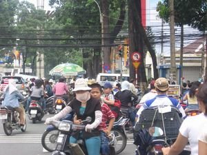 The chaotic streets of Saigon