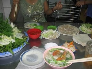 A Vietnamese lunch