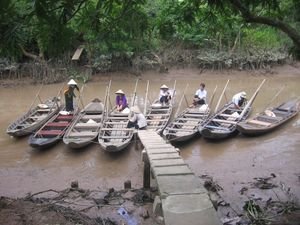 Local transportation at the Mekong