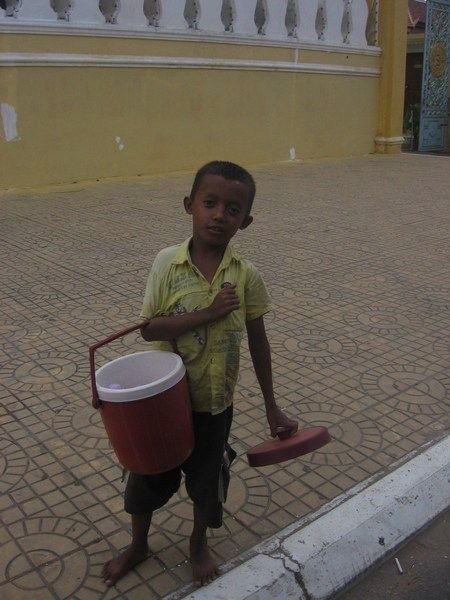 Young drink vendor