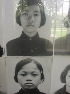 A close up of two young prisoners
