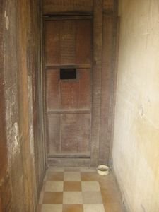 Inside the wooden cells (second floor)