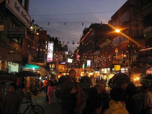 Kathmandu by night