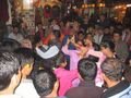 Locals dance in the streets in celebration of the Tihar festival