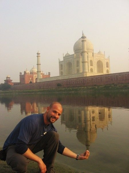 Touching the bottom of the Taj