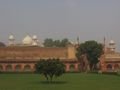 Inside the walls of Agra Fort