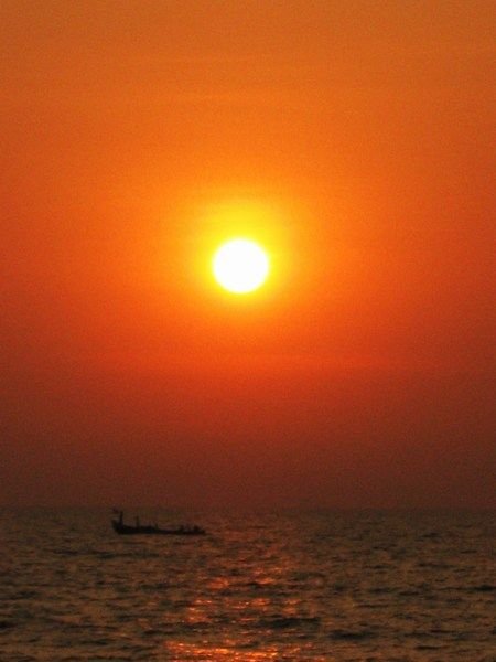 Sunset over the Arabian Sea