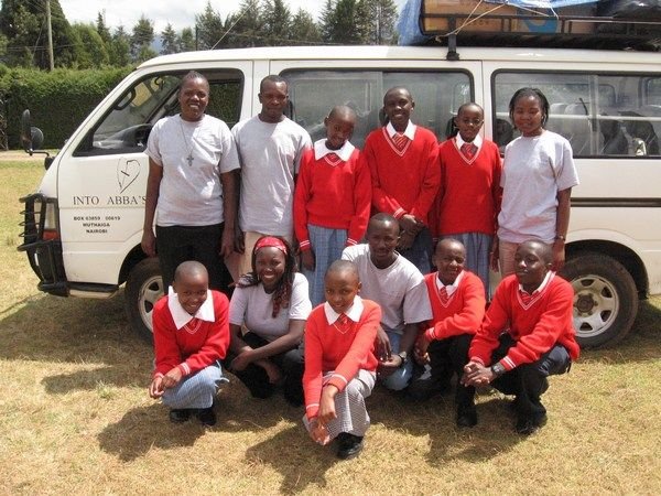 The IAA Team preparing to hand out go to Limuru