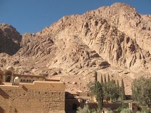 St. Katherine's Monastery at the base of Mount Sinai